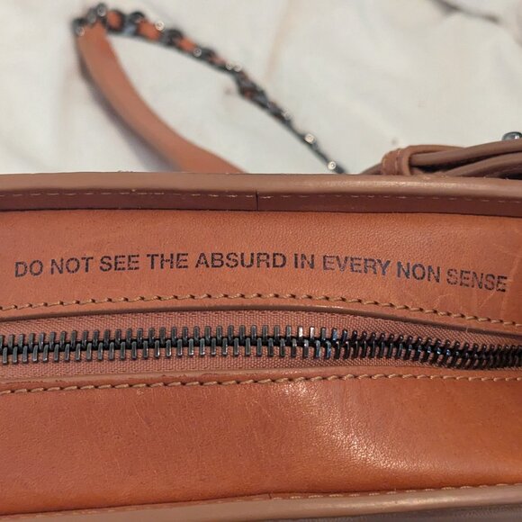 APC Women's Demi-Lune Chain Bag - Camel - Picture 5 of 6